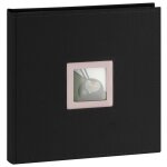 Walther - album photos traditionnel ' ' pour 100 photos 10x15 cm ou 100 photos 11, 5x15 cm - noir - l ...