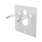 Alcadrain inbouwreservoirs - plaque d'isolation pour toilettes et bidets suspendus avec accessoires, ...