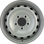 Jante tle 16 pouces - 5 trous - 6, 5x16 5x130 et66 al89 argent
