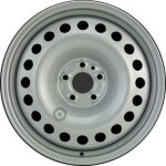 Jante tle 16 pouces - 5 trous - 6x16 5x98 et36, 5 al58 argent
