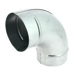 Coude galva 90° diamètre 125 mm pour vmc - aldes Coude galva 90° diamètre 125 mm pour vmc - aldes