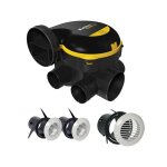 Kit vmc simple flux aldes 11026032 easyhome auto + grilles