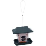 Alimentation pour oiseaux. couleur verte. forme maison 20x14x18cm Alimentation pour oiseaux. couleur verte. forme maison 20x14x18cm
