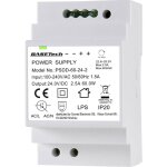 Basetech - alimentation rail din psdd - 60 - 24 - 2 24 v 2. 5 a 60 w nbr. de sorties:2 x