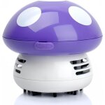 Aliment� par batterie (non incluse), mignon mini champignon bureau table poussi�re aspirateur � main ...