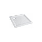 Geberit - receveur bastia c�ramique � poser ou � encastrer france - blanc brillant 70x70x7cm