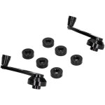Alliage d'aluminium voiture fen�tre porte manivelle poign�e universelle l�ve - vitre manuel accessoires ...