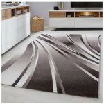 Allotapis - tapis courbe moderne pour salon rectangle jursic marron 120x170 Allotapis - tapis courbe moderne pour salon rectangle jursic marron 120x170
