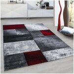 Allotapis - tapis design pour salon géométrique nicoletta rouge 120x170 Allotapis - tapis design pour salon géométrique nicoletta rouge 120x170