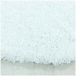 Allotapis - tapis shaggy uni rond gadol blanc ø 200 Allotapis - tapis shaggy uni rond gadol blanc ø 200
