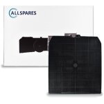 Filtre  charbon pour hottes aspirantes adapt pour falmec nr. 3 / 103050107 et airlux cr1000 (232x211x13mm) ...