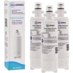 Allspares filtre  eau (3x) de rfrigrateur pour lg beko kppersbusch blomberg 4874960100