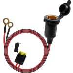 Allume cigare socket, imperméable prise allume - cigare 12v - 24v pour bateau, moto, voiture, 1 m 14 ... Allume cigare socket, imperméable prise allume - cigare 12v - 24v pour bateau, moto, voiture, 1 m 14 ...