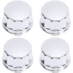 Alomejor capeur de moyeu de moyeu du centre de roue 4pcs 68 mm couvercle de roue en alliage avec fixation ...