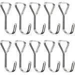 Alovez - 10 pcs crochets en spirale, tendeur crochets acier inoxydable, sandow elastique crochets, tendeurs ... Alovez - 10 pcs crochets en spirale, tendeur crochets acier inoxydable, sandow elastique crochets, tendeurs ...