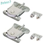 Alovez - 2 paires roulette porte coulissante placard, roulette de coulissante, rouleau placard, meubles ...