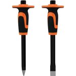 Alovez - 2 pices ciseaux de maon, burin ensemble de ciseaux durables avec protecteurs pour bton, briques ...