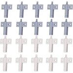 Alovez - 20 pcs cuisine amortisseur de porte tampon amortisseur tiroir matriau abs recyclable  haute ...