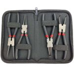 Alovez lot de 4 pinces � circlips 6 pouce 150mm droite courbe interieur ext�rieure ensembles de pinces ...