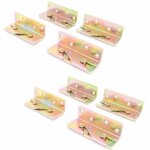 Alovez - lot de 8 supports de lit, charnires de lit trs rsistantes, connecteur pour fixation d'angle ...