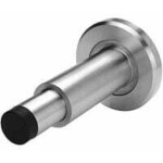 Alovez - acier inoxydable 304 rglable extra - long arrt de porte en caoutchouc protection poignee porte ...