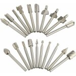 Ahlsen paquet de 20 fraises de coupe en carbure de tungstne dremel forets meuleuse rotative