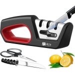 Alovez - aiguiseur de couteaux 4 en 1 pour affter les couteaux de chef, aiguiseur de couteaux de cuisine ...