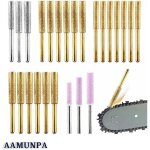 Alovez - aiguiseur de trononneuse diamant 24 pices / ensemble, meules d'afftage de trononneuse plaques ...