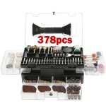 Coffret de 378 accessoires d'outils rotatifs universels pour polissage perçage meulage sculpture coupe ... Coffret de 378 accessoires d'outils rotatifs universels pour polissage perçage meulage sculpture coupe ...