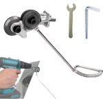 Alovez - coupeur de plaque pour perceuse électrique à métal, accessoire de perceuse à métal grignoteuse ... Alovez - coupeur de plaque pour perceuse électrique à métal, accessoire de perceuse à métal grignoteuse ...