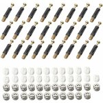 Alovez - ferrure d'assemblage 25 pices raccords de came connexion 3 en 1 connecteur de meuble raccord ...