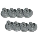 Alovez - kit 8 roulettes panier infèrieur gris lave - vaisselle aeg favorit privileg zanussi Alovez - kit 8 roulettes panier infèrieur gris lave - vaisselle aeg favorit privileg zanussi