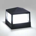 Alovez lampe de poteau lampe pilier portail lampe d'exterieur lumiere colonne lampe villa ip65 etanche ...