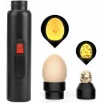 Alovez - mire oeuf lampe mire oeuf testeur d'oeufs, lumire led pour vrifier l'incubation d'oeuf portable ...