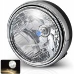 Alovez - phare avant de moto, phare avant de moto rétro phare avant adapté pour cb400 / hornet 250 / ... Alovez - phare avant de moto, phare avant de moto rétro phare avant adapté pour cb400 / hornet 250 / ...