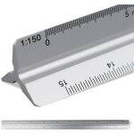 Alovez - rgle d'architecte triangle  chelle de 30cm chelle: 1:20 - 1:25 - 1:50 - 1:75 - 1:10 matire: ...