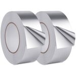 Ruban adhsif aluminium, aluminium bande d'tanchit, scotch aluminium etanche, pour cuisine, salle ...
