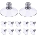 Alovez - ventouse a visser, 12 pièces 50mm ventouses transparentes avec filetage, extra fortes pvc plastique ... Alovez - ventouse a visser, 12 pièces 50mm ventouses transparentes avec filetage, extra fortes pvc plastique ...