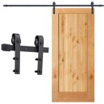 Alovze rail porte coulissante systme de porte coulissante ensemble d'accessoires pour rail en bois verre ...