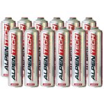 Alpentech - pack de 12 cartouches de gaz 330gr butane propane mix 600ml valve 7 / 16