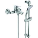Ideal standard - alpha - mitigeur de baignoire avec inverseur en c�ramique et accessoires, montage mural, ...