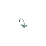 Ideal standard - robinet de lavabo  deux poignes bec alpha, vidage  tirette, chrom
