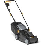 Alpina ? tondeuse �lectrique filaire 1000w ? largeur de coupe 32 cm ? bac de ramassage 25l ? pour jardins ...