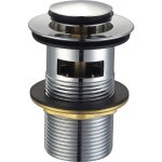 Altech - bonde pour lavabo - en laiton - clic clac - avec trop plein - alterna a38 Altech - bonde pour lavabo - en laiton - clic clac - avec trop plein - alterna a38