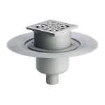 Alternative haustechnik - viega siphon de sol advantix 557201 dn 70 / 100, plastique gris, avec raccord ...
