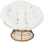 Altobuy - merida - fauteuil pivotant blanc avec assise capitonne