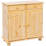 Altobuy - stan - meuble 2 portes 2 tiroirs bois massif