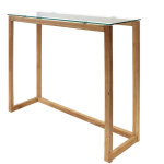 Verane - console rectangulaire plateau verre Verane - console rectangulaire plateau verre