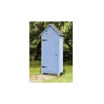 Altona - habrita foresta - armoire cabine de rangement de 0, 41 m2 bleue lasuré avec 3 étagères - arm0805w ... Altona - habrita foresta - armoire cabine de rangement de 0, 41 m2 bleue lasuré avec 3 étagères - arm0805w ...