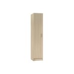 Altri - armoire porte - balais 37x37x180h cm avec 1 porte chne clair ? giacinto